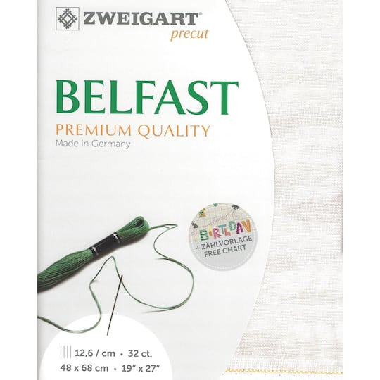 Zweigart® Belfast Vintage 32 count Pre-Cut Fabric